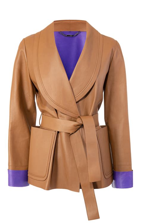 giacca pelle fendi